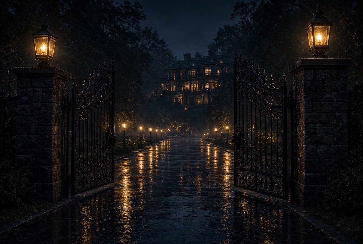 The gates of Munita House